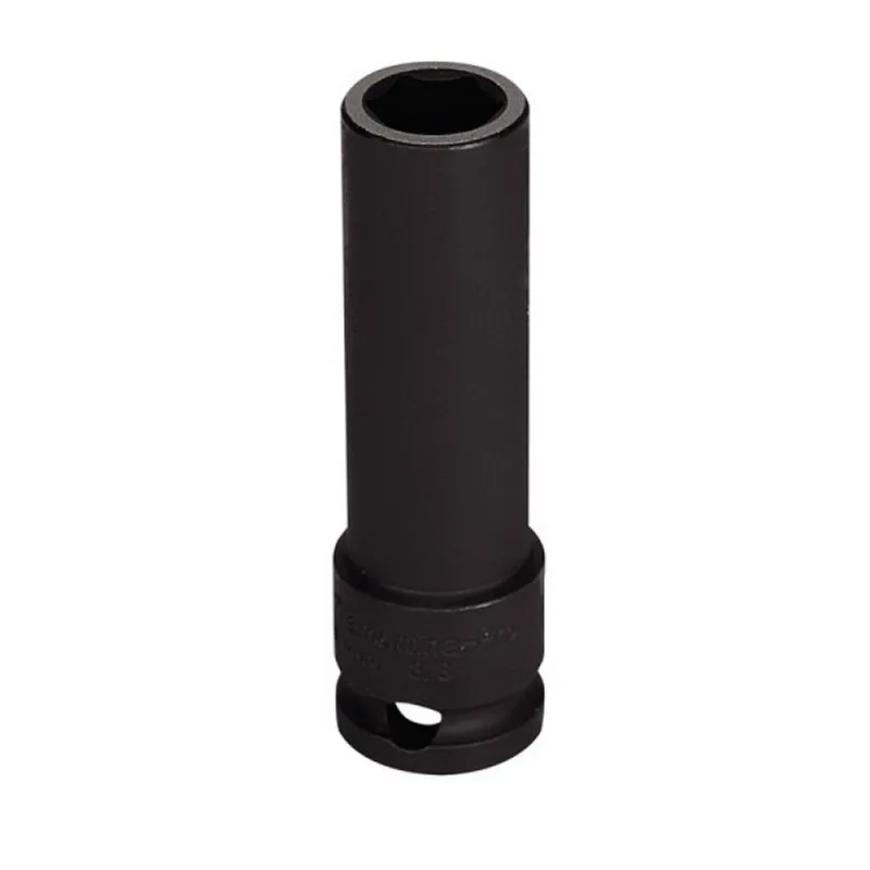 Soquete de Impacto Sextavado Longo em Aço Cromo Molibdênio 9 mm - Encaixe 3/8" Tramontina PRO Tramontina