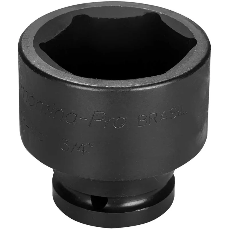 SOQUETE 3/4"X 34MM SEXTAVADO IMP. CURTO 44890134 TRAMONTINA PRO - TRAMONTINA PRO - Ferramentas Manuais