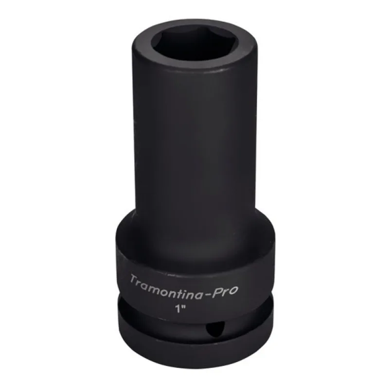 Soquete de Impacto Sextavado Longo em Aço Cromo Molibdênio 26 mm - Encaixe 1'' Tramontina PRO Tramontina