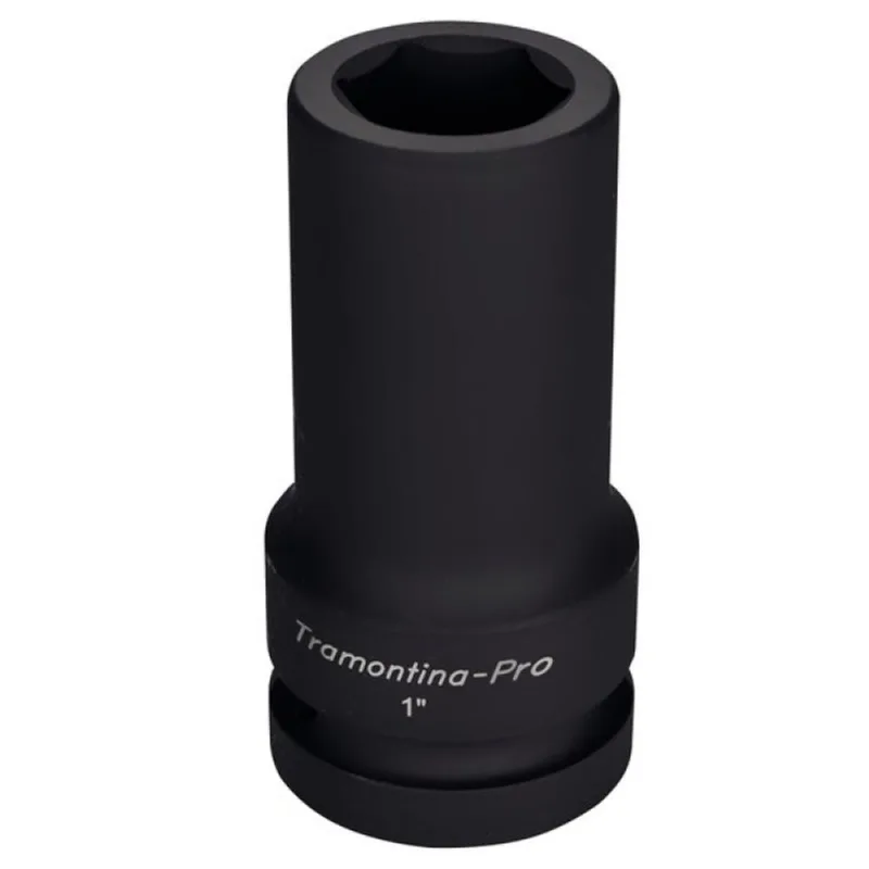 Soquete de Impacto Sextavado Longo em Aço Cromo Molibdênio 29 mm - Encaixe 1'' Tramontina PRO Tramontina