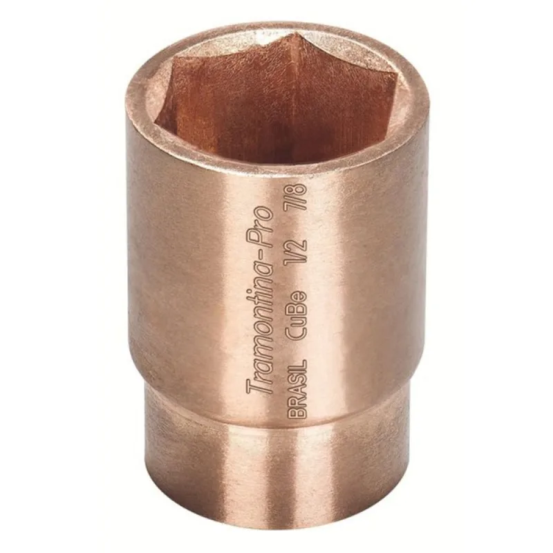 Soquete Sextavado em Cobre-berílio 15/16" - Encaixe 1/2" Tramontina PRO Tramontina - Tramontina