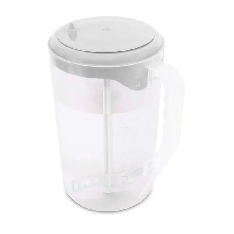 Jarra De Suco Com Mexedor 2l Branco