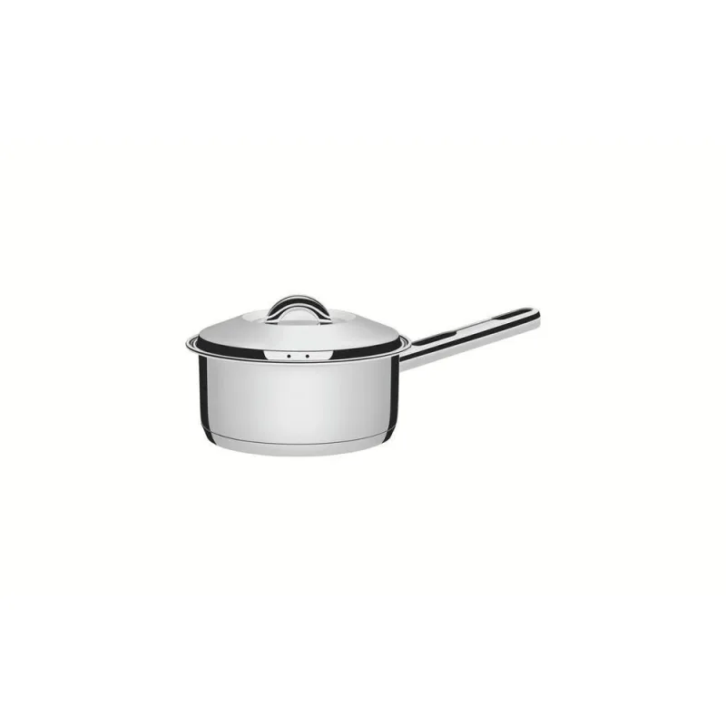 Panela Solar Fundo Triplo Aço Inox com Tampa Saída de Vapor Uso em Fogão Tramontina 1,1L - Tramontina - Agro