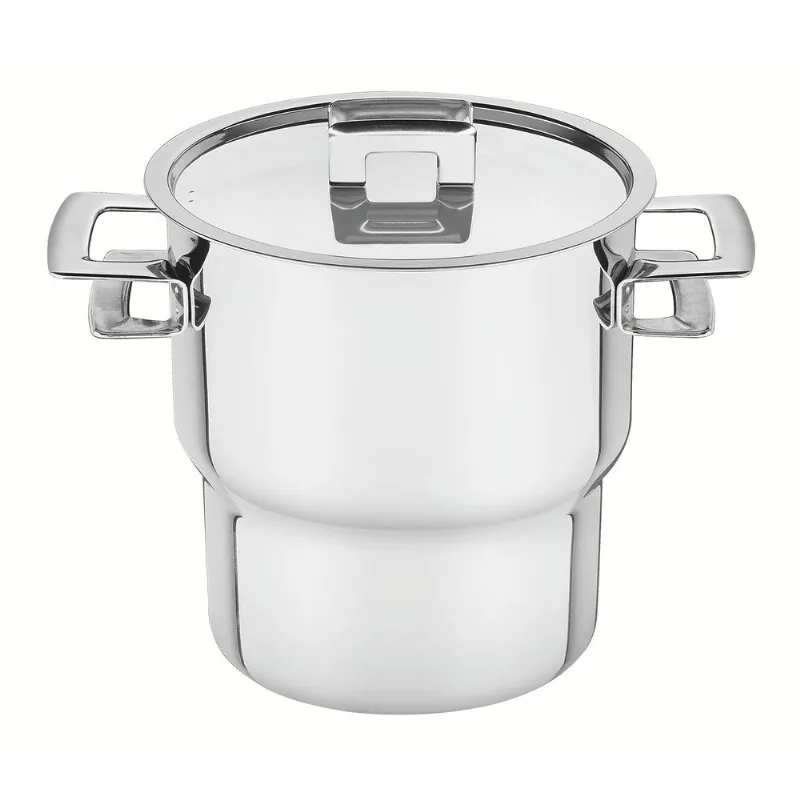 Cuscuzeira Tramontina Brava De Aço Inox Com Alça E Tampa 2,1L (MP)