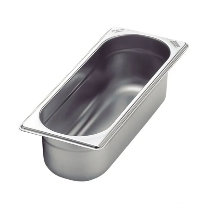 Cuba Tramontina GN 2/8 Aço Inox sem Alças Profundidade 100mm - Aço 430 Tramontina