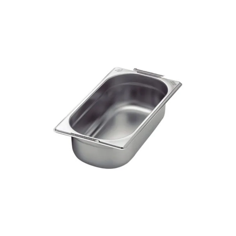 Cuba Tramontina GN 1/3 Aço Inox Alças Móveis Profundidade 65mm - Aço 430 Tramontina