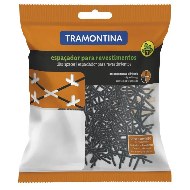 Espaçador Cruzeta Plástico Tramontina 1,5 Mm (saco Com 100 Un.) - TRAMONTINA