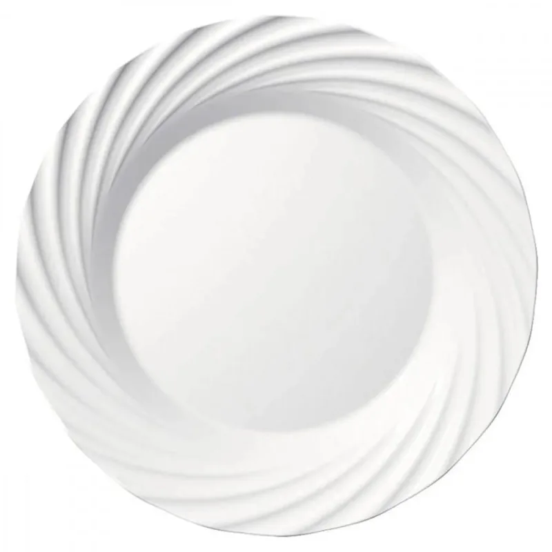 Conjunto 12 Pratos Duralex Jasmim Raso Almoço 26cm - Nadir - Nadir - Utilidades Domesticas