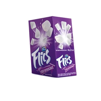 Chicle Flics Arcor Uva 12unidade - FLICS