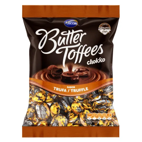 Bala Butter Toffees 600gr Chok Truf - BUTTER TOFFEES