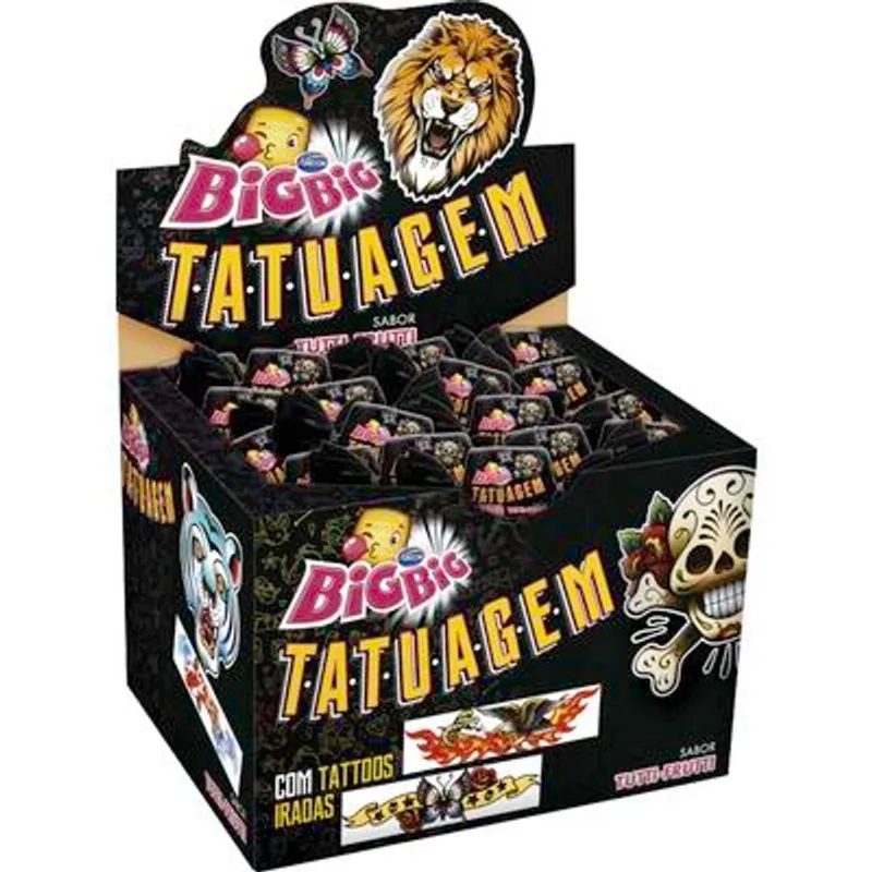 Chiclete Arcor Tattoo Big Big Tutti Frutti 280g