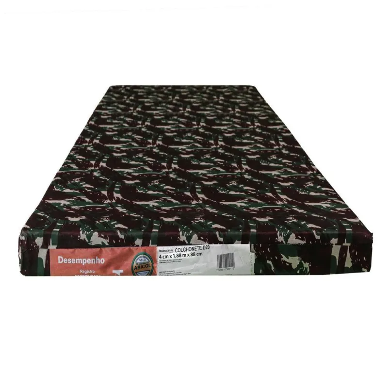 Colchonete de Camping Solteiro com Espuma D20 Alta Densidade Portátil 88CM Mobigu - OUTRAS - Casa E Construção