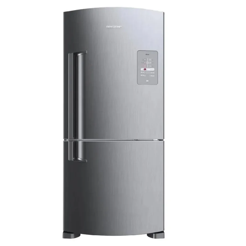 Refrigerador Brastemp Frost Free BRE80AKANA 573 Litros Inox 127V