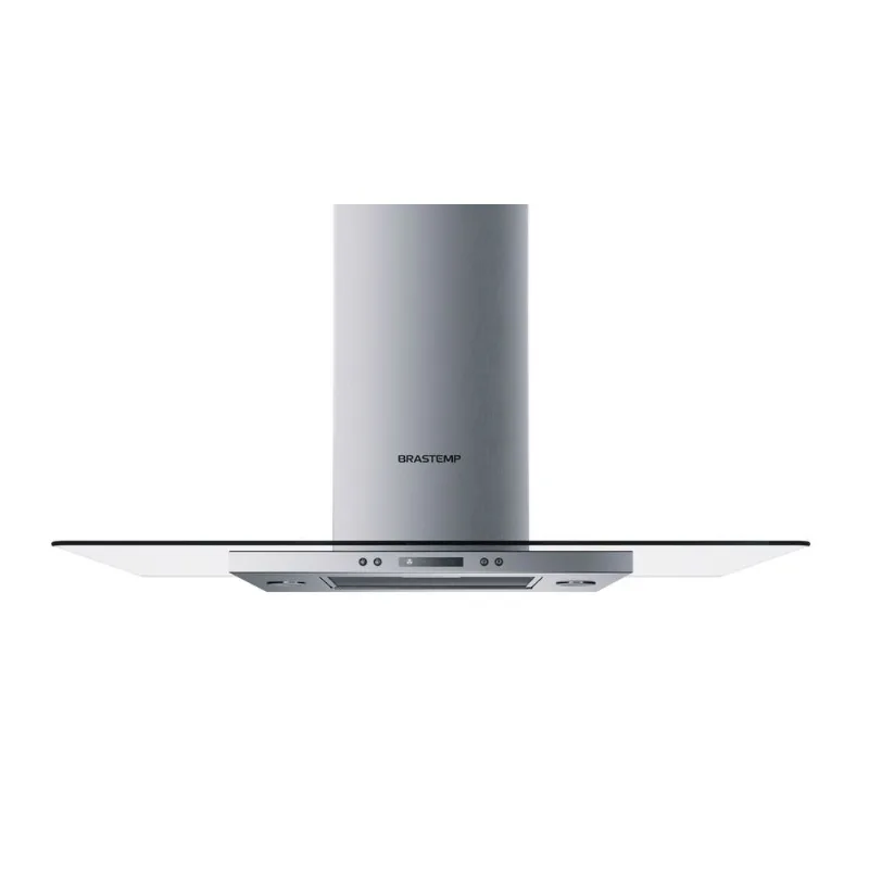Coifa Vidro Plano Ilha Brastemp 100cm - BAV10AR 220V