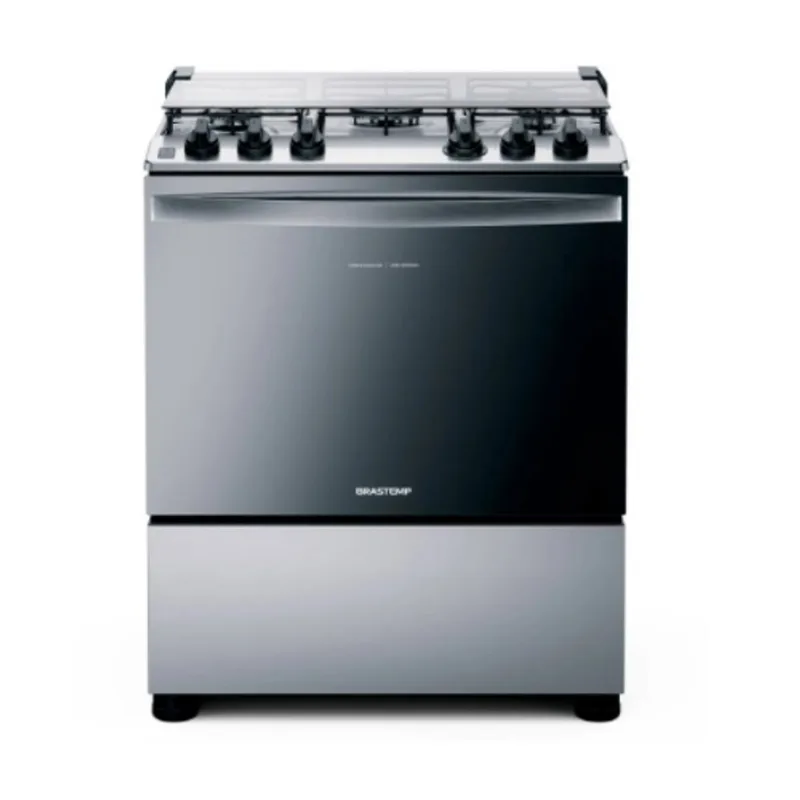Fogão 5 Bocas Brastemp BFS5ECR Inox Bivolt