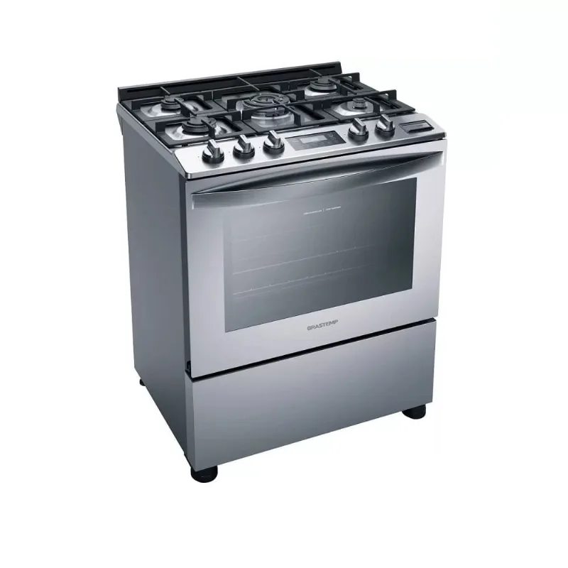 Fogão Brastemp 5 Queimadores Inox 220V BFS5CCRRNA