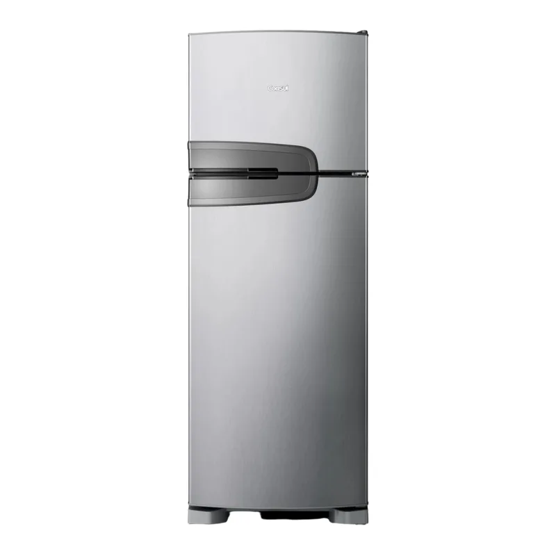 Geladeira Consul Frost Free Duplex 340 Litros com Prateleiras Altura Flex Cor Inox - CRM39AK - Consul - Eletrodomésticos