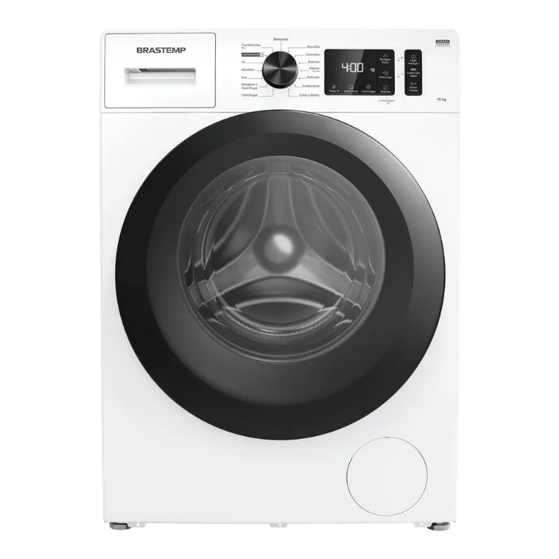 Lavadora Brastemp 10Kg Branca com Smart Sensor, Tira Manchas Pro e Motor Inverter - BNF10AB 220V