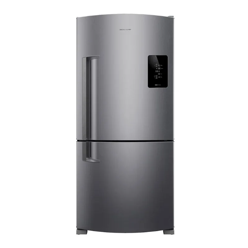 Geladeira Brastemp Frost Free Inverse 591 Litros cor Inox - BRE85MK 220V