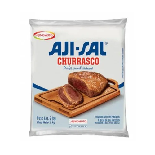 Aji Sal Saco Churrasco 2kg - AJINOMOTO - Mercearia