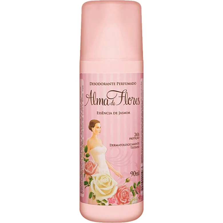 Desodorante Spray Alma De Flores 90ml Feminino Jasmim E Lavanda Unit - ALMA DE FLORES - Higiene E Beleza
