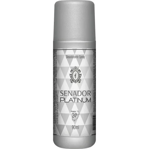 Desodorante Senador Spray Platinum - SENADOR - Higiene E Beleza
