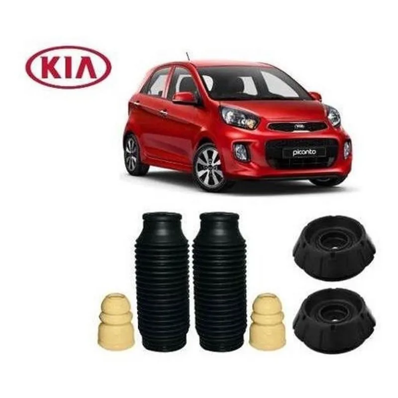 Par Kit Batente Coxim Amortecedor Dianteiro Kia Picanto 2013 2014 2015 2016