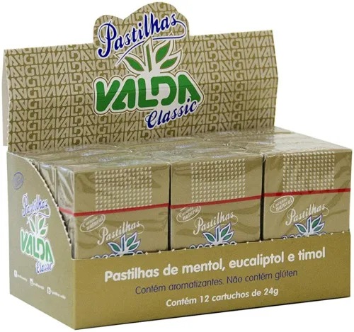 Valda Pastilha Flip Top Disp 12 Cx 24 Past 5 Ipi  - VALDA