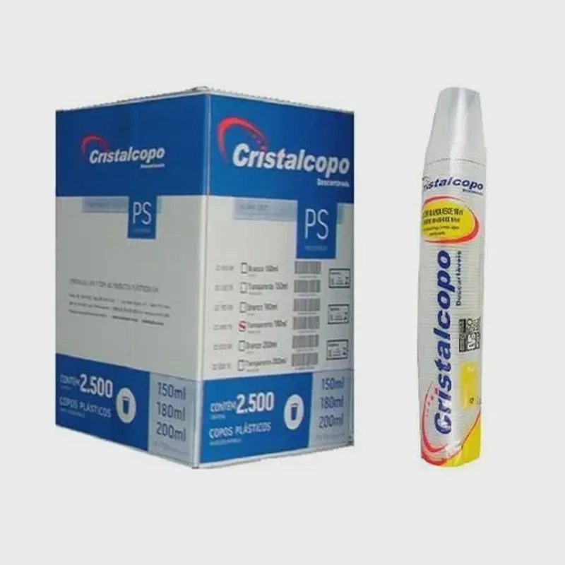 Copo desc cristalcopo trn 300ML 100UN 20PC
