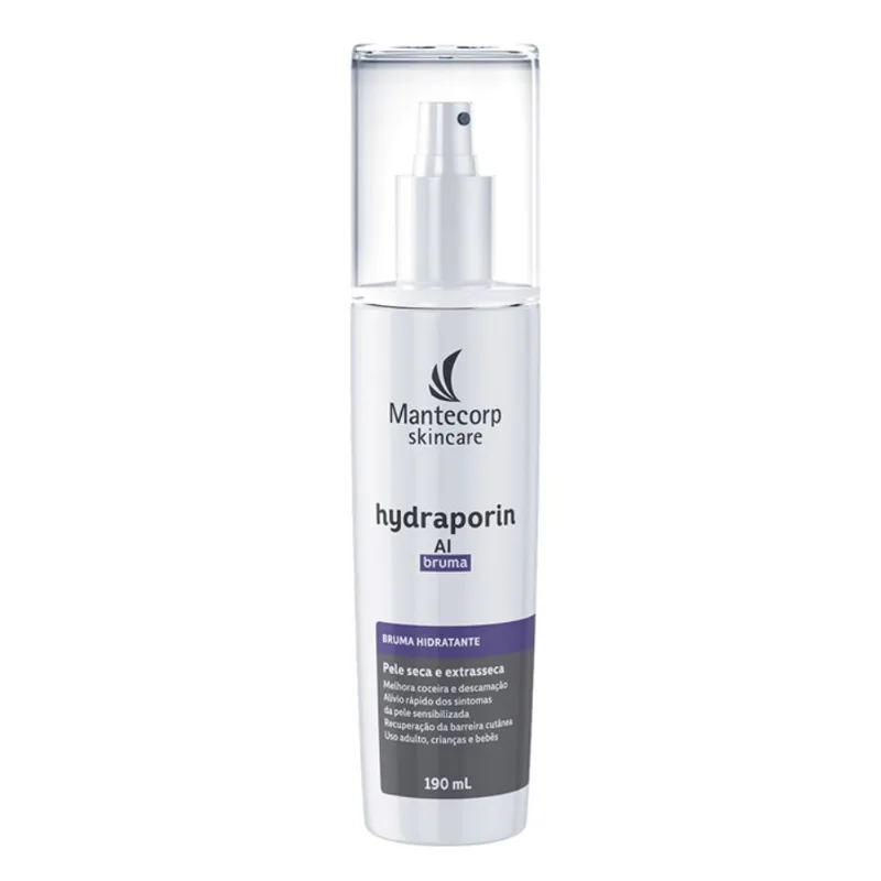 Bruma Hidratante Mantecorp Skincare Hydraporin AI Sem Fragrância 190ml