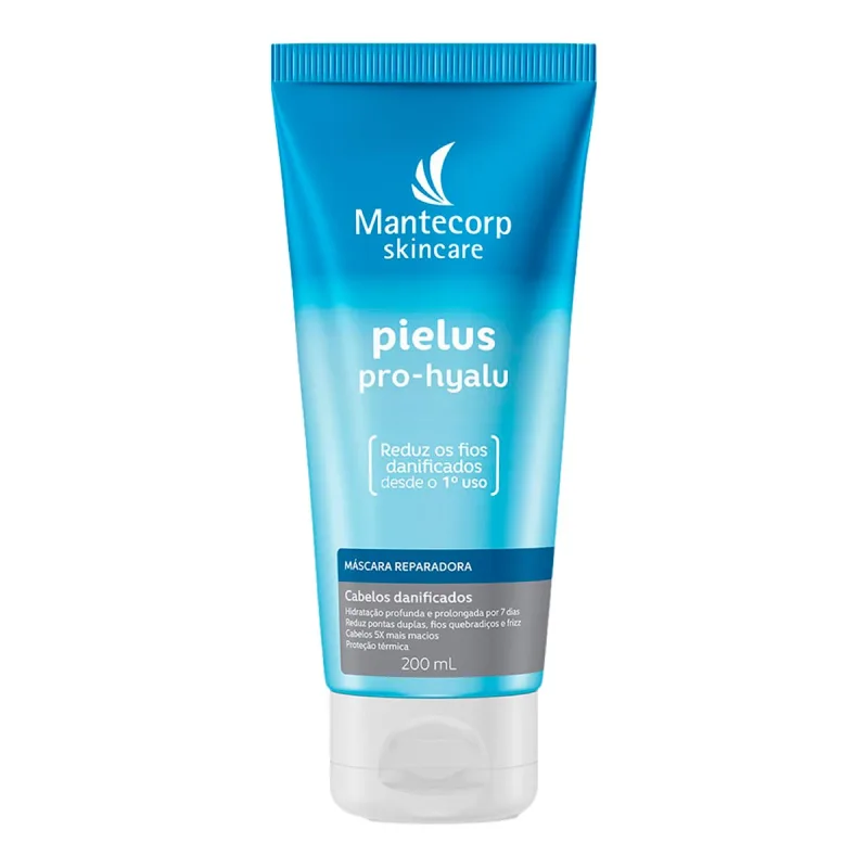Máscara Reparadora Capilar Mantecorp Skincare Pielus Pro-Hyalu 200ml - Mantecorp Skincare - Máscara Para Cabelo