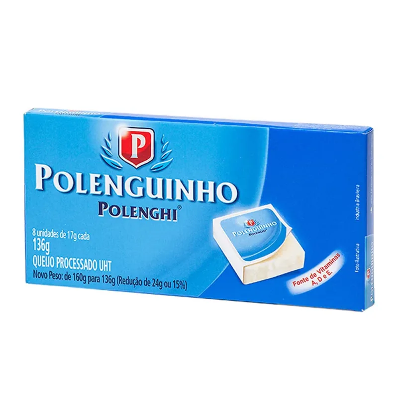 Queijo Processado Polenguinho Original 136g - Polenghi - Frios E Laticinios