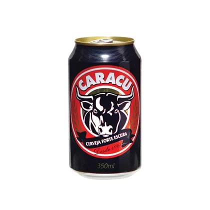 Cerveja Stout Ale Lata 350ml Caracu - CARACU - Bebidas