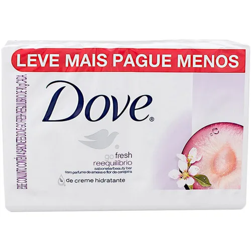 Sabonete Dove C/4 Go Fresh Reequilibrio - FRESH - Higiene E Beleza