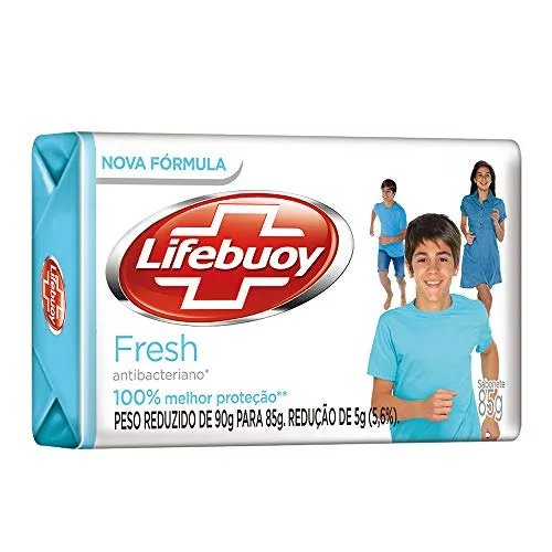 Sabonete Em Barra Lifebuoy Antibacteriano Fresh 85g - LIFEBUOY
