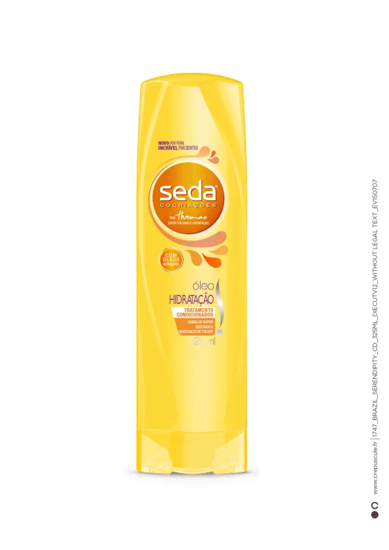 Condicionador Óleo Hidratação Seda Cocriações Frasco 325ml - SEDA - Higiene E Beleza