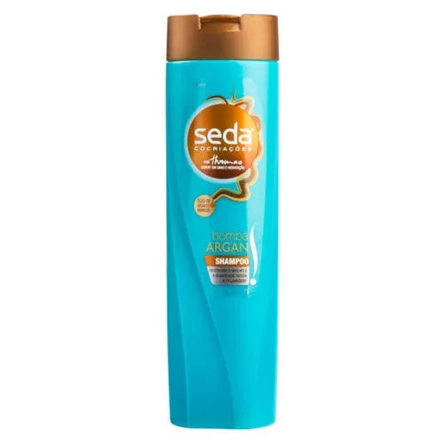 Shampoo Bomba Argan Seda Cocriações Frasco 325ml - SEDA - Higiene E Beleza