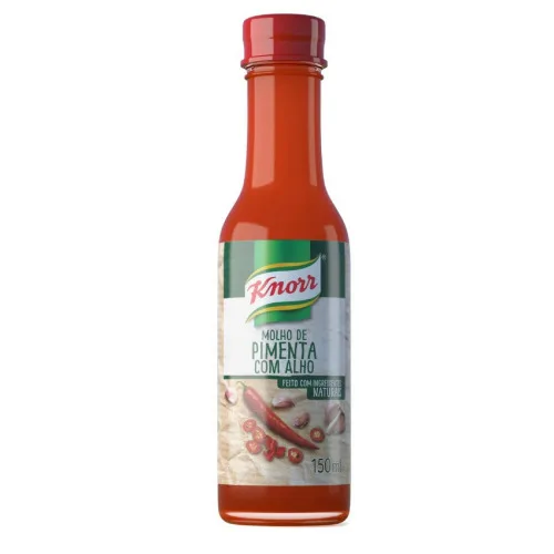 Molho De Pimenta Com Alho Knorr Vidro 150ml - KNORR - Mercearia