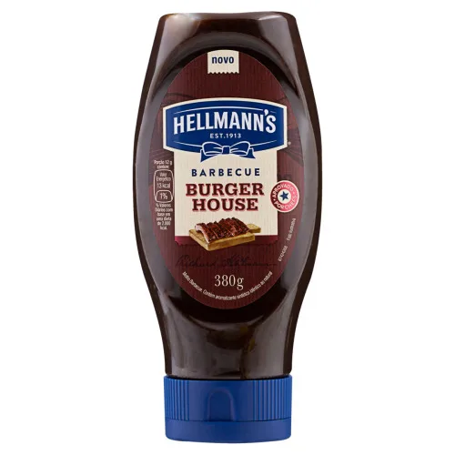 Molho Barbecue Hellmann S Burger House Squeeze 380g - HELLMANN S - Mercearia
