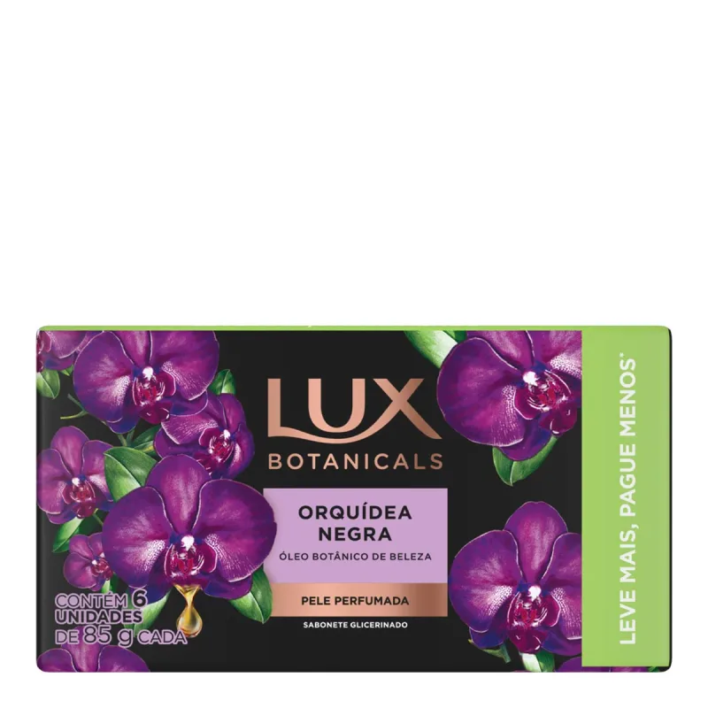 SABON LUX ORQUIDEA NEGRA 06X85G - Lux - Sabonete