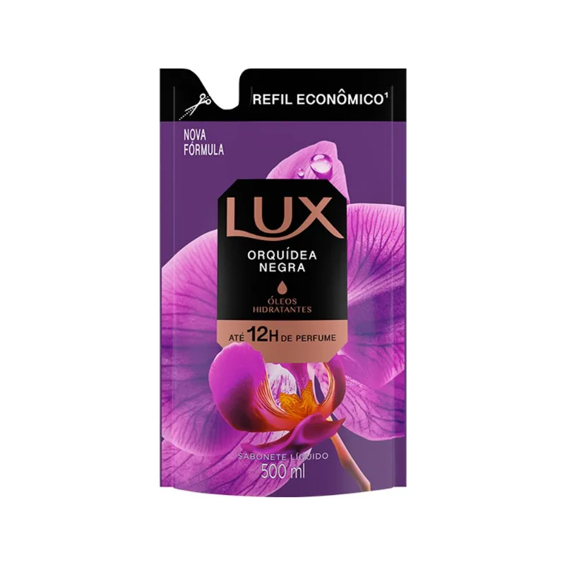 Sabonete Liquido Lux Orquídea Negra Refil 500ml