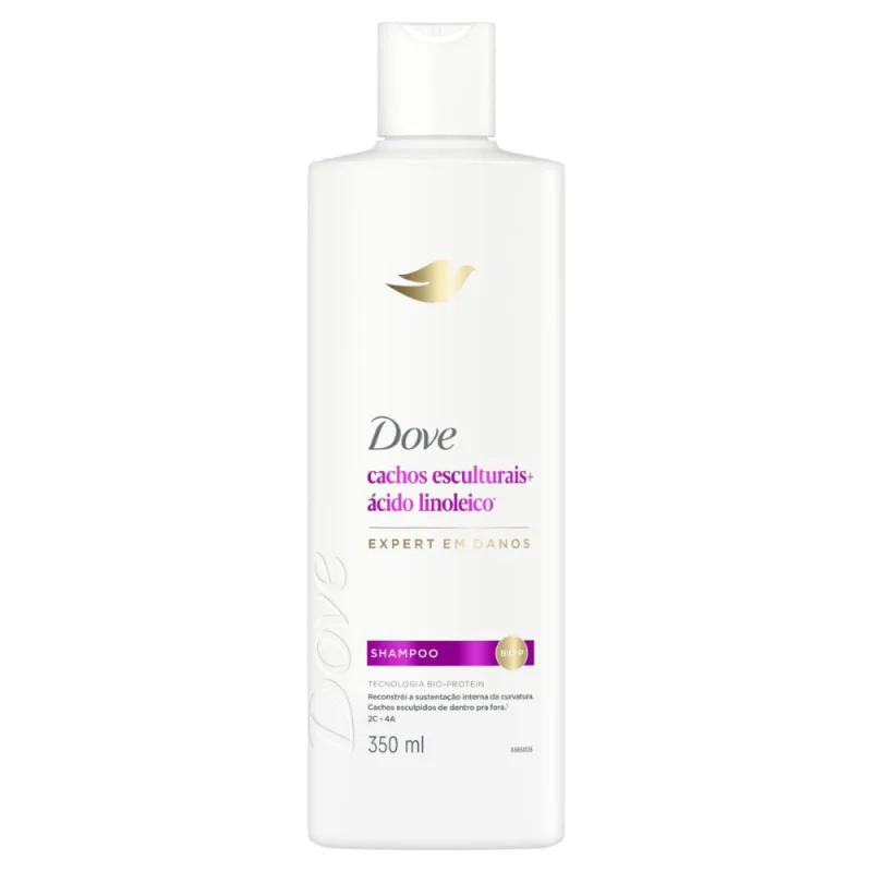 Shampoo Dove Cachos Esculturais + Ácido Linoleico 350ml - DOVE