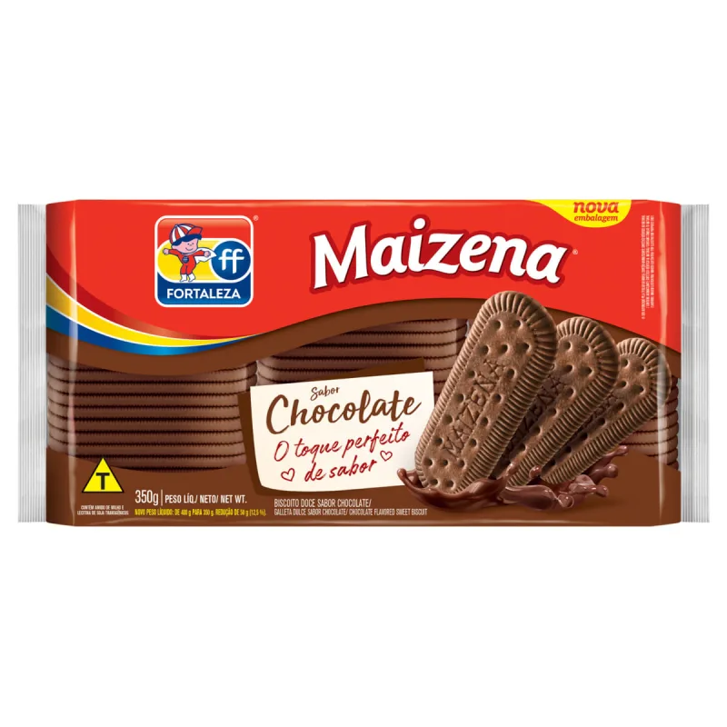 BISC FORTALEZA MAIZENA CHOC 350G - Fortaleza - Mercearia
