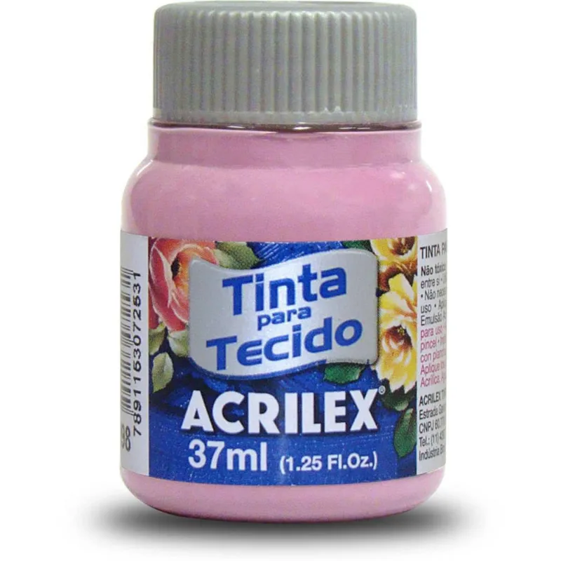 Tinta Tecido Fosca 037Ml Rosa Ciclame
