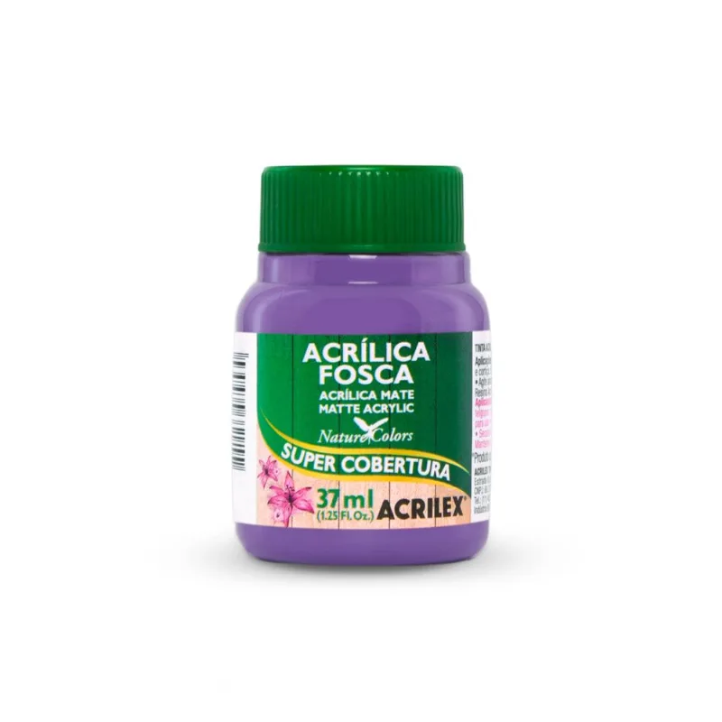 TINTA ACRÍLICA FOSCA 37ML ACRILEX 516 - Violeta