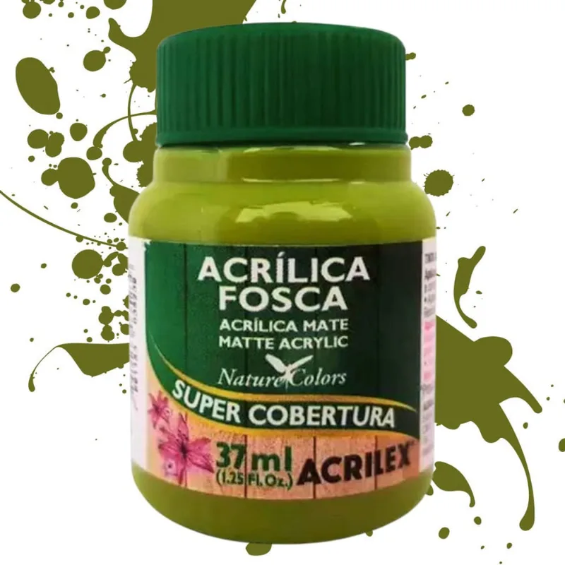 Tinta Acrílica Fosca 37ml 570 - Verde Pistache