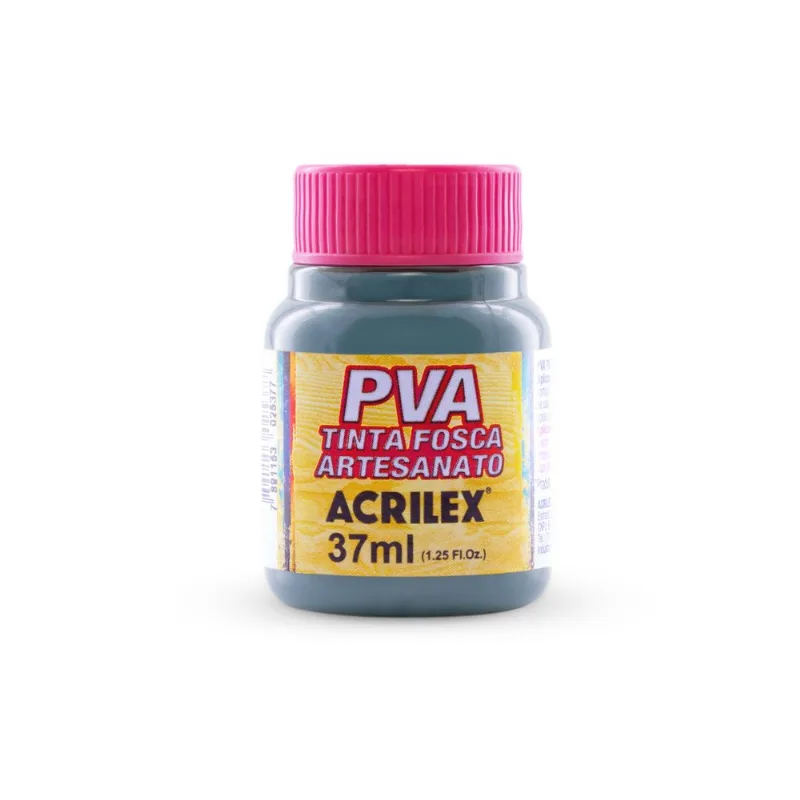 TINTA FOSCA PARA ARTESANATO 37ML ACRILEX 574 - Cinza Lunar