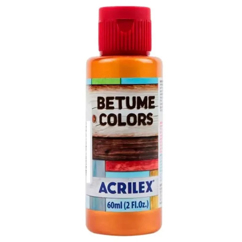 Betume Acrilex Color 60ml 598 Dourado Solar