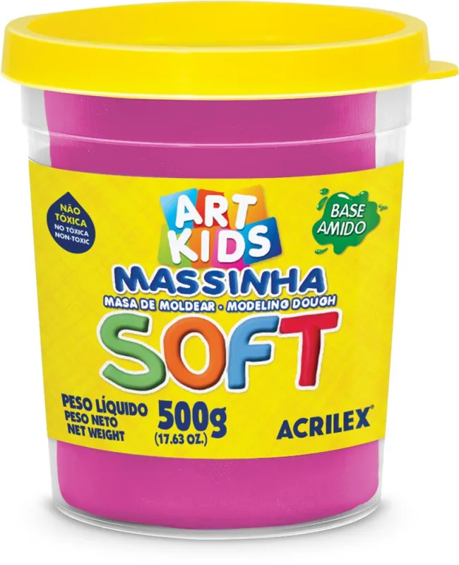 MASSINHA DE MODELAR 500G - LC - Papelaria