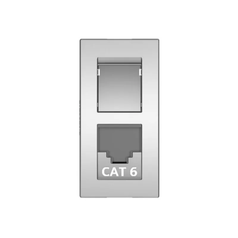 Módulo tomada rj45 revitá cat5e concreto Soprano